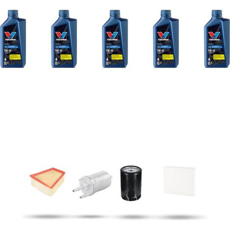 Kit tagliando 4 FILTRI e 5L OLIO compatibile con Vw POLO IV (9N) 1.8 GTI 132kw Dal 2006 al 2009 (1/5)