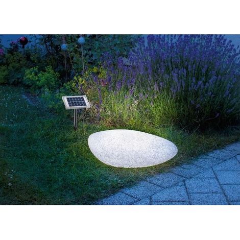 Lampe solaire décorative couleur changeante Pierre (1/3)