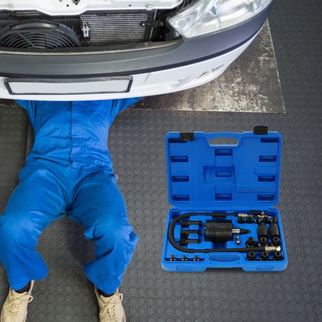 23-teiliges Pneumatisches Einspritzdüsen-Abziehwerkzeug-Set, Ideal für Dieselmotoren, Mit 19 Adaptern (1/5)