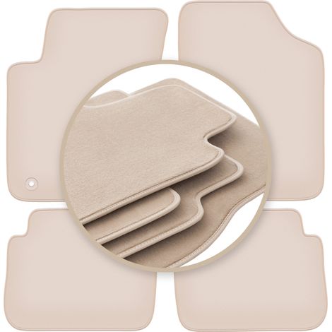 Hochwertige beige Fußmatten für: Hyundai i10 Schrägheck 2007-2013 (1/5)