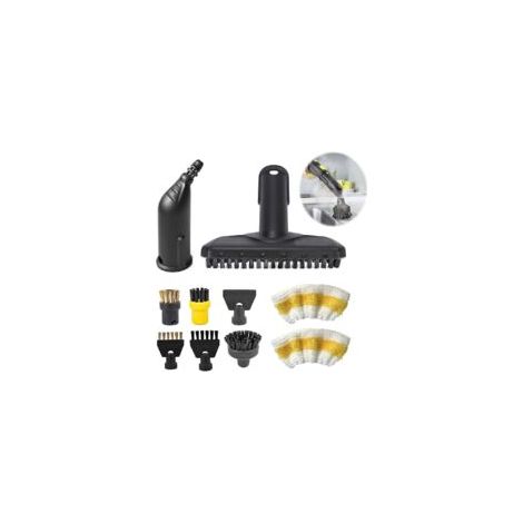 Kit de 10 accesorios para limpiadores a vapor Kärcher SC1, SC2, SC3, SC4 y SC5.
