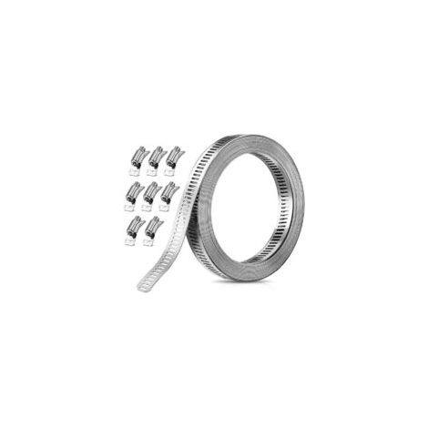 Schlauchschellen, Schlauchschellen aus Edelstahl 304, verstellbare Schlauchschellen, Edelstahl-Schlauchschellen C - Crezuo