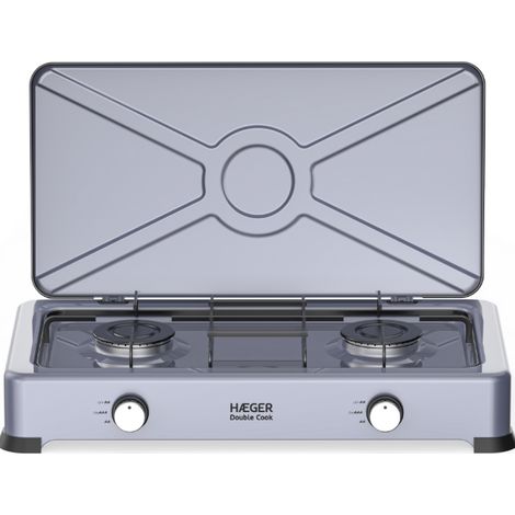 Cocina portátil haeger gris 600 mm 4400 W