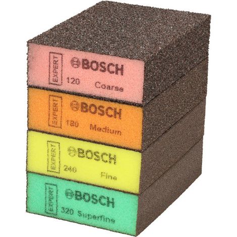 Bosch EXPERT S471 Standard-Schleifblock, 26x69x97mm, grob/mittel/fein/superfein, 20St. (1/5)