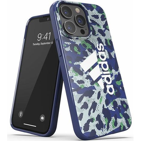 Funda para iPhone 13 Adidas Leopardo Azul (1/5)