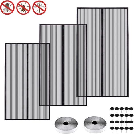 Moustiquaire moustiquaire rideau de porte rideau magnétique protection des coins de porte de balcon 110210 CM