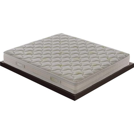 matelas à ressorts ensachés, mousse à mémoire de forme, hauteur 25 cm, orthopédique, élastique et indéformable, 13 zones de confort 140x200