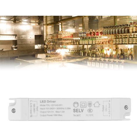 DC12V 1,5A 18W Konstantspannungs-Wechselstromadapter, Netzteil für LED-Treiber, Leistungstransformator (1/5)