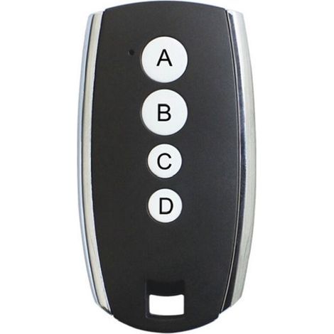 Telecomando universale bidirezionale a 433 MHz per porte da garage, porte scorrevoli, tapparelle e porte a battente – Chiave wireless con tasti francesi