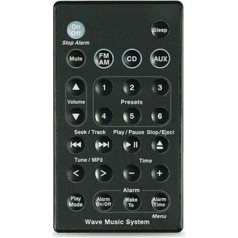Remplacement pour Bose Wave système de musique système de son télécommande Awr1b1 Awr1b2 Awrcc1 Awrcc2 Awrcc3 (1/4)