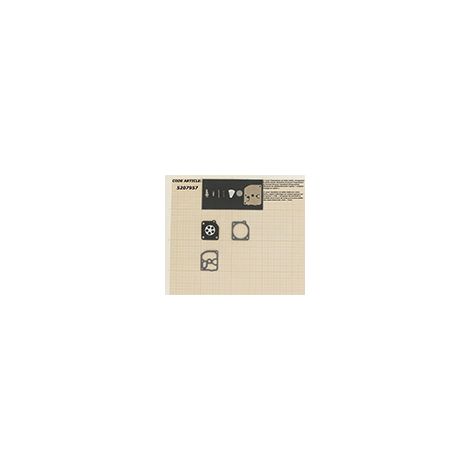 Kit membrane guarnizioni ZAMA RB-45 - RB45 - C1Q modelli HUSQVARNA 45 - 40 - H51 - 240 - 245 - JONSERED 2050 - 2045 - 2041