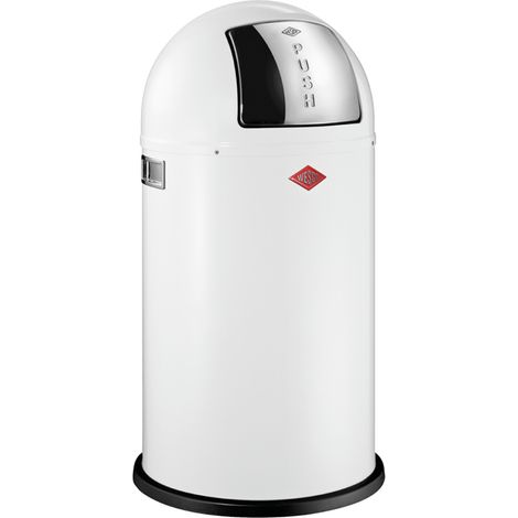 Wesco Mülleimer Pushboy weiß (1/3)