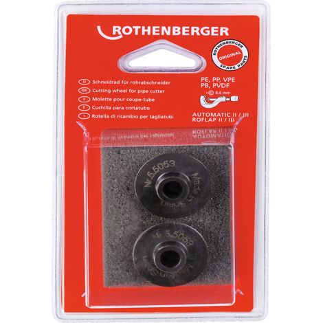 Molette de coupe de rechange pour AUTOMATIQUE PL, emballage 2 profondeur de coupe 8,6