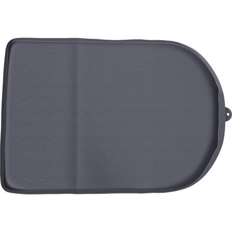 Tapis de litière pour chat imperméable antidérapant grande boîte en Silicone avec bords surélevés pour chats d'intérieur Kitty (1/5)