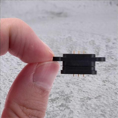 20 paires de connecteurs magnétiques à ressort à 3 broches, 3 positions