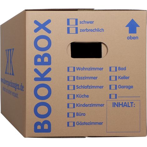 20 Bücherkartons 2-wellig Bookbox Ordnerkartons Archivkartons (1/5)