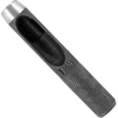 Perforatrice creuse 1 mm en acier carbone, outil de coupe pour cuir, caoutchouc, tissu, toile, papier et plastique, pour bracelets, ceintures et accessoires (1/5)