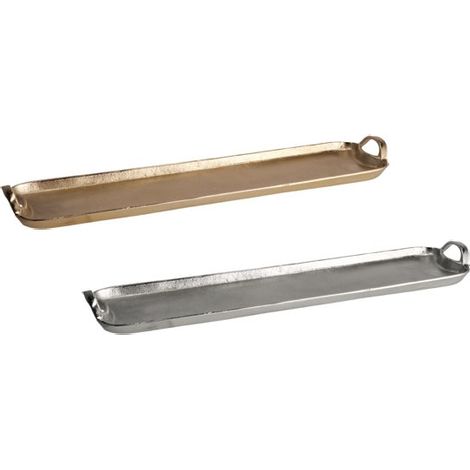1 Pezzo Vassoio da Cucina in Metallo Rettangolare 78 x 15 x 5 cm 2 Colori (1/2)