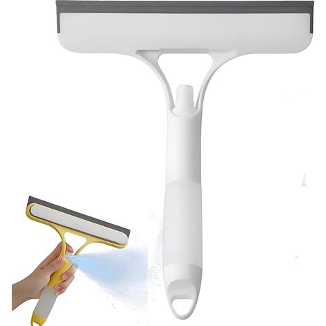 Nettoyeur vitres avec pulvérisateur, blanc, pour voiture (1/5)