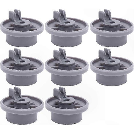 Roulettes universelles pour panier inférieur de lave-vaisselle, lot de 8 roulettes de rechange (1/4)