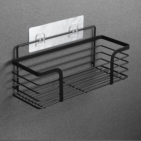 Estante de ducha - Estante de pared sin taladro, para artículos personales, 30x12x12,5 cm (1/5)