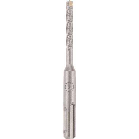 kwb HB4X SDS Plus Hammerbohrer, 110 mm, Ø 6 mm (Hartmetall-Platte, Vier Schneiden, Zentrierspitze, Vierfach-Plus-Spirale, Werkzeugstahl, SDS Plus)