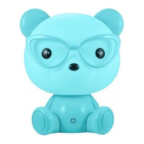 Lampada notte LED 2,5W blu Orsetto MIŚ bambini Polux (1/2)