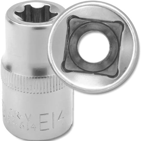 JCB Torx-Steckschlüssel 1/2" Cr-V E14 (1/5)