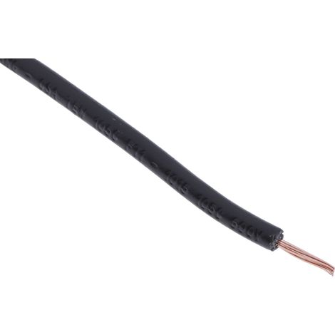 Câble triple homologation RS PRO, Noir, Section 0,5 mm² 1 kV c.c., 600 V c.a., , Triple homologation ( Prix pour Bobine de 100 Mètres ) (1/3)