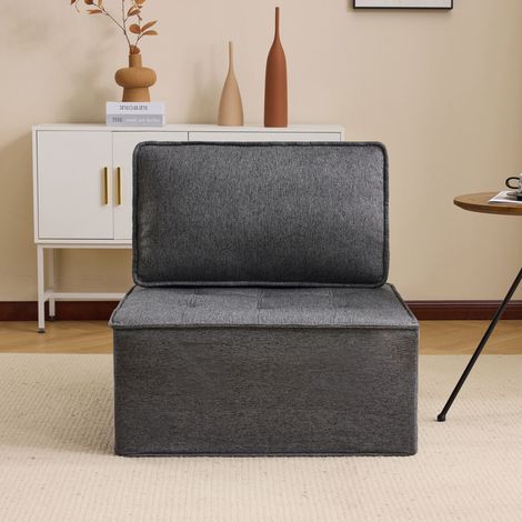 Canapé simple,petit ensemble de salon,fauteuil de salon,pouf,canapé pour la chambre,chambre d’amis ou chambre des enfants-Ha