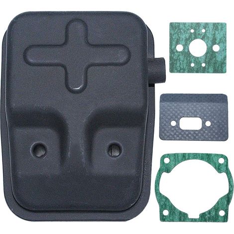Silencieux d'échappement avec jeu de joints de carburateur à cylindre pour moteur de tondeuse à gazon 40-5 430 (1/5)