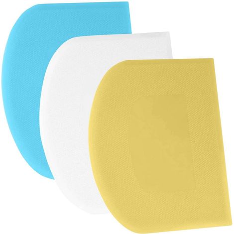 Teigschaber Set 3 Stück, flexibel, BPA-frei, scharfe Kante, 27cm