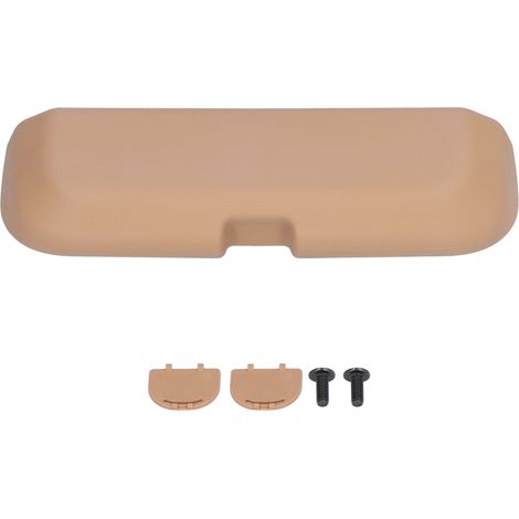 Porte-lunettes de voiture, boîte à lunettes de rangement, fixation sur poignée de maintien, adapté pour Macan 2014‑2019, Beige (1/5)