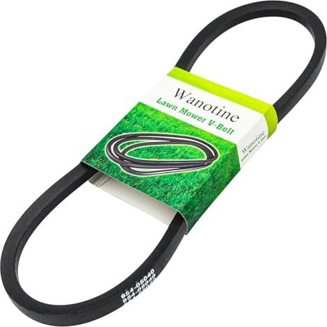 Courroie d'entraînement 954-05040 remplace 754-05040, 954-0241, 954-0241A, 754-0241, 754-0241A, compatible avec les tondeuses à gazon MTD Troy-Bilt Craftsman Cub Cadet (1,6 cm x 35,5 cm) 1/10 (1/5)