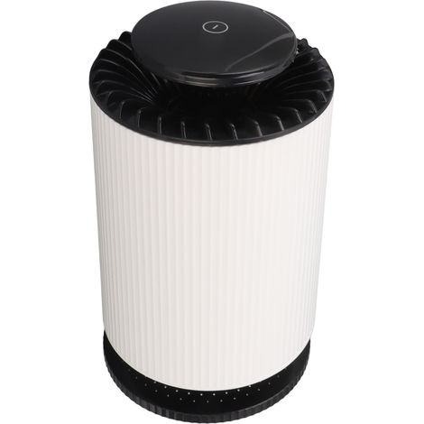 Purificateur d'air de bureau avec filtre intégré, idéal pour la chambre ou le bureau (blanc élégant).