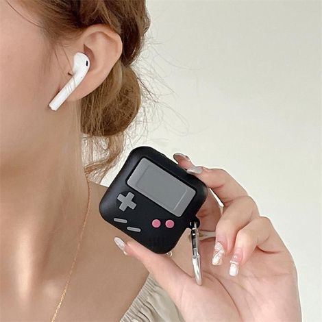 Schwarzes Ersatzetui kompatibel mit Samsung Galaxy Buds Live/Pro/2/2 Pro, Schutzhülle mit Ladefunktion, Hartschalenetui für kabellose Ohrhörer (1/5)