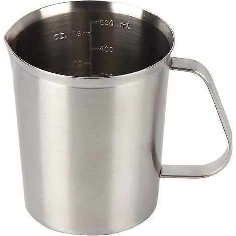 Tasse à mesurer tasse à mesurer en acier inoxydable pichet à lait avec (1/5)