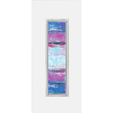 Premier Housewares Abstract Blue 2 Framed Wall Art