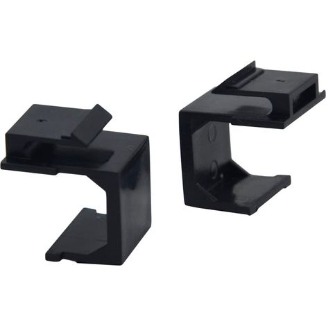 Disabled - Do not use VALUE Keystone - Copripresa 10 pezzi, colore: Nero (1/2)
