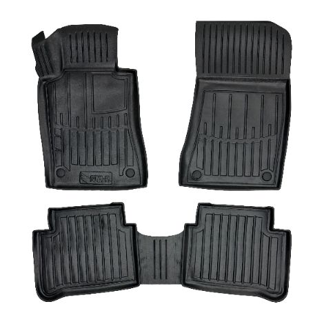 Alfombrillas para Mercedes Clase E W211 2002-2009 con tracción 2x4 (2WD) (1/5)