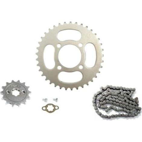 90cc 110cc 125cc KIT CHÂINE QUAD ENFANT - CHAÎNE 42 MAILLONS 420