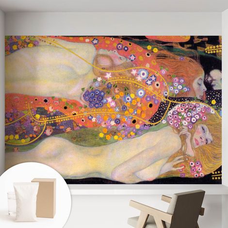 Tapete Vliestapete mit Kleber für Wohnzimmer Schlafzimmer Küche - Wanddekoration Blumenkomposition 152x104 cm (1/5)