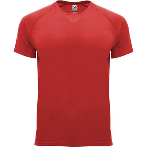 Camiseta técnica de manga ranglán con factor protección UV BAHRAIN ROLY XL Rojo