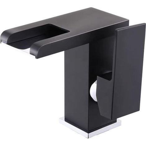 Mitigeur lavabo cascade, pour salle de bain et meuble-lavabo (1/5)