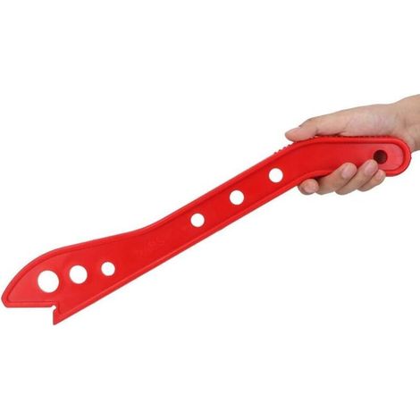Poussoir de lame de scie, poussoir à poignée ergonomique, table en bois pour défonceuse, scie circulaire, raccord de moule (poussoir à rallonge rouge) (1/5)
