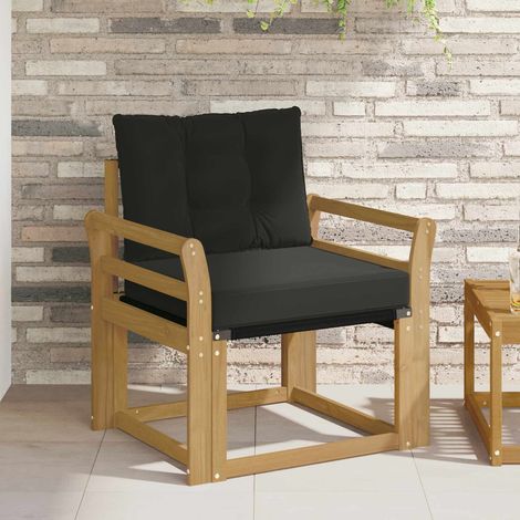 Sofá de exterior Madera maciza de acacia y textileno