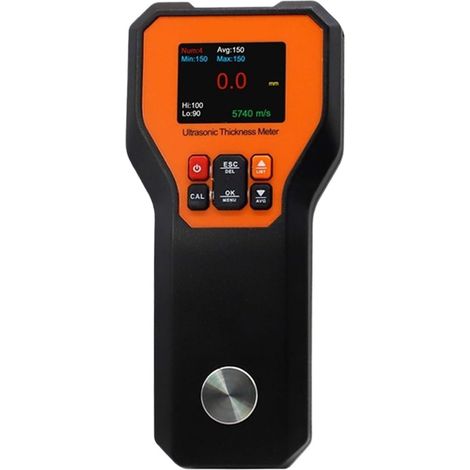 Jauge d'épaisseur à ultrasons Intelligente 5 MHz 1,2-300 mm for la Mesure des métaux/aciers - Appareil de contrôle Non destructif de Haute précision (1/5)