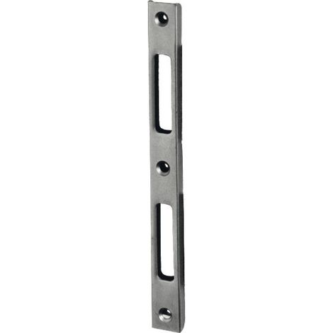 Schließblech 3/PSR einfräsbar für Falle/Riegel, 210 x 20 x 10 mm, 1 Stück  Zubehör Beschläge Einstemmschlösser