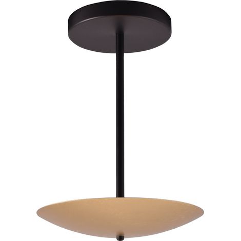 Plafonnier Scala Ø 25cm noir avec or - 5190-05-02-25 (1/3)