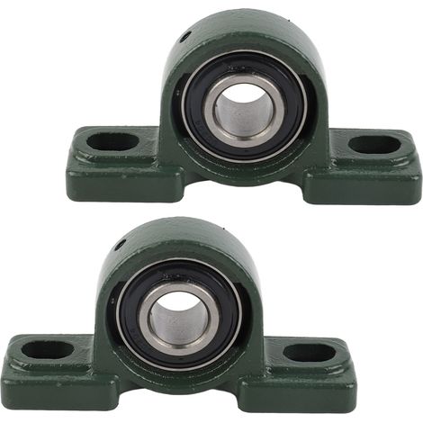 2 pièces palier à socle UCP204 roulement à billes alésage 20 mm (1/5)